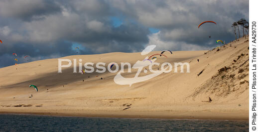 La dune du Pilat - © Philip Plisson / Plisson La Trinité / AA29730 - Nos reportages photos - Pilat [Dune du]