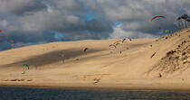 The dune du Pilat © Philip Plisson / Plisson La Trinité / AA29730 - Photo Galleries - Sport and Leisure