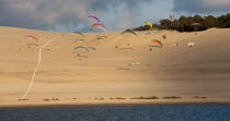 The dune du Pilat © Philip Plisson / Plisson La Trinité / AA29732 - Photo Galleries - Non-nautical sports