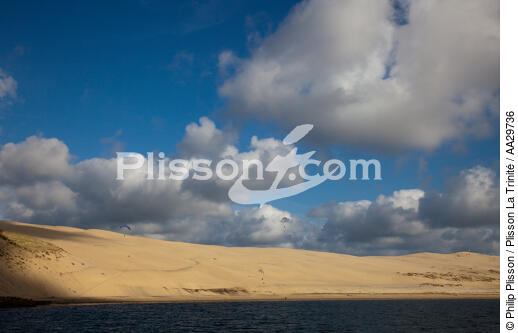 The dune du Pilat - © Philip Plisson / Plisson La Trinité / AA29736 - Photo Galleries - Site of interest [33]