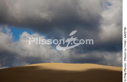 La dune du Pilat - © Philip Plisson / Plisson La Trinité / AA29738 - Nos reportages photos - Sport et loisir
