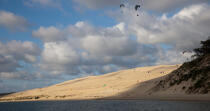 The dune du Pilat © Philip Plisson / Plisson La Trinité / AA29745 - Photo Galleries - Sport and Leisure