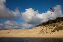 The dune du Pilat © Philip Plisson / Plisson La Trinité / AA29747 - Photo Galleries - Sport and Leisure