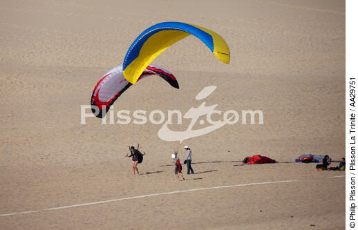 La dune du Pilat - © Philip Plisson / Plisson La Trinité / AA29751 - Nos reportages photos - Pilat [Dune du]