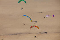 La dune du Pilat © Philip Plisson / Plisson La Trinité / AA29753 - Nos reportages photos - Sport non nautique