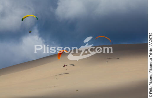 La dune du Pilat - © Philip Plisson / Plisson La Trinité / AA29759 - Nos reportages photos - Site [33]