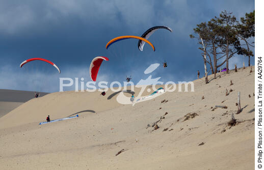 The dune du Pilat - © Philip Plisson / Plisson La Trinité / AA29764 - Photo Galleries - Gironde