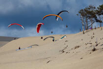 La dune du Pilat © Philip Plisson / Plisson La Trinité / AA29764 - Nos reportages photos - Dune