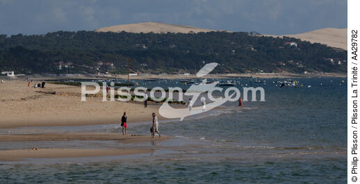 Pyla sur mer - © Philip Plisson / Plisson La Trinité / AA29782 - Nos reportages photos - Pilat [Dune du]