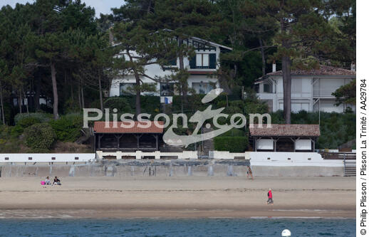 Pyla sur mer - © Philip Plisson / Plisson La Trinité / AA29784 - Nos reportages photos - Gironde