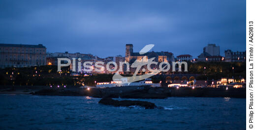 Biarritz - © Philip Plisson / Plisson La Trinité / AA29813 - Nos reportages photos - Pyrénées Atlantiques