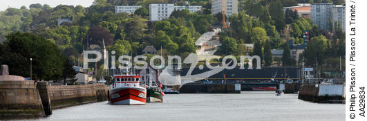 Le port de cherbourg - © Philip Plisson / Plisson La Trinité / AA29834 - Nos reportages photos - Port