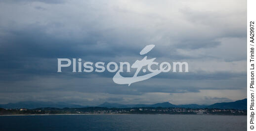 Bidart et Guethary - © Philip Plisson / Plisson La Trinité / AA29972 - Nos reportages photos - Guethary
