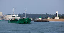 Port de Boucau-Bayonne © Philip Plisson / Plisson La Trinité / AA29991 - Nos reportages photos - Cargo