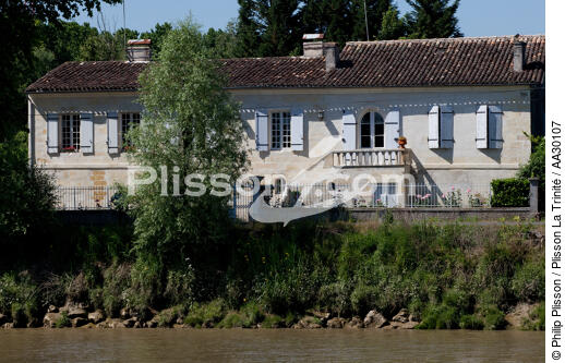 Sur la Dordogne - © Philip Plisson / Plisson La Trinité / AA30107 - Nos reportages photos - Aquitaine