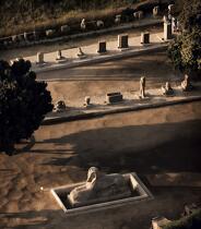 Vestiges de la ville antique de Memphis, Egypte. © Philip Plisson / Pêcheur d’Images / AA30121 - Nos reportages photos - L'Egypte vue du ciel