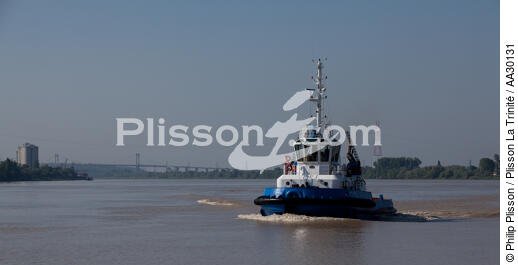On the Garonne river - © Philip Plisson / Plisson La Trinité / AA30131 - Photo Galleries - River [large]
