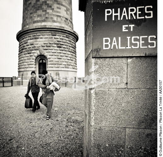 Ile Vierge lighthouse - © Guillaume Plisson / Plisson La Trinité / AA30157 - Photo Galleries - Black and white
