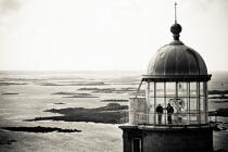 Relève de phare sur l'île Vierge © Guillaume Plisson / Plisson La Trinité / AA30162 - Nos reportages photos - Noir et blanc