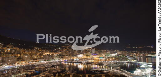 Monaco, vu du ciel. - © Guillaume Plisson / Plisson La Trinité / AA30202 - Nos reportages photos - Nuit