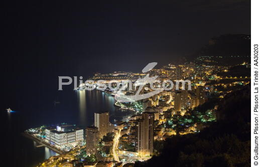 Monaco, vu du ciel. - © Guillaume Plisson / Plisson La Trinité / AA30203 - Nos reportages photos - Nuit