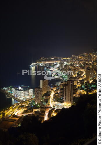 Monaco, from the sky. - © Guillaume Plisson / Plisson La Trinité / AA30205 - Photo Galleries - Night