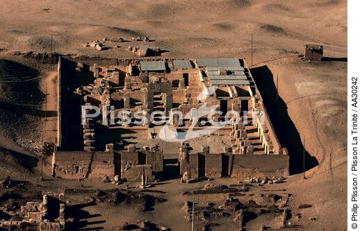Le Temple de Ramses II a Abydos en Egypte - © Philip Plisson / Plisson La Trinité / AA30242 - Nos reportages photos - Egypte