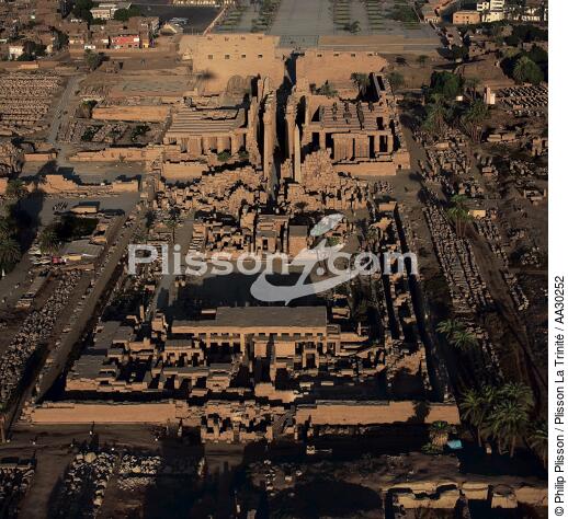 The Temple of Amun at Karnak - © Philip Plisson / Plisson La Trinité / AA30252 - Photo Galleries - Egypt from above