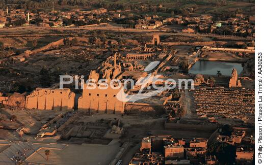 Le temple d'Amon à Karnak - © Philip Plisson / Plisson La Trinité / AA30253 - Nos reportages photos - Site [Egypte]