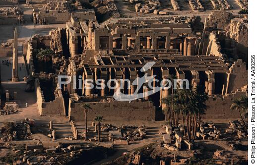 Le temple d'Amon à Karnak - © Philip Plisson / Plisson La Trinité / AA30256 - Nos reportages photos - Site [Egypte]