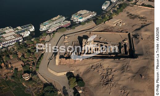 Le temple de Kom Ombo - © Philip Plisson / Plisson La Trinité / AA30295 - Nos reportages photos - Fleuve [Egypte]