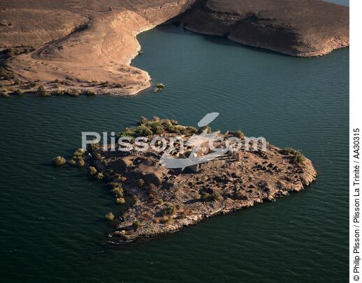 Kasr Ibrim, le seul site de Basse-Nubie à avoir échappé à l'engloutissement. - © Philip Plisson / Plisson La Trinité / AA30315 - Nos reportages photos - Egypte