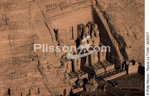 the temple of Abu Simbel - © Philip Plisson / Plisson La Trinité / AA30317 - Photo Galleries - Temple