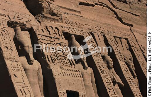 le temple d'Abou Simbel - © Philip Plisson / Plisson La Trinité / AA30319 - Nos reportages photos - Site [Egypte]