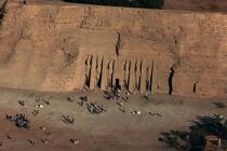 le temple d'Abou Simbel © Philip Plisson / Plisson La Trinité / AA30320 - Nos reportages photos - L'Egypte vue du ciel