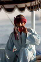Sur le Nil © Philip Plisson / Plisson La Trinité / AA30339 - Nos reportages photos - Egypte