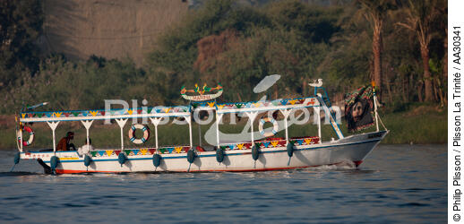 On Nile river. - © Philip Plisson / Plisson La Trinité / AA30341 - Photo Galleries - River [large]