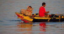 On Nile river. © Philip Plisson / Plisson La Trinité / AA30342 - Photo Galleries - People