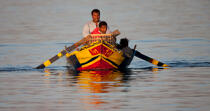 Sur le Nil. © Philip Plisson / Plisson La Trinité / AA30344 - Nos reportages photos - Barque