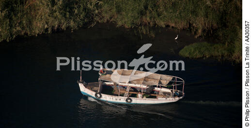 On Nile river. - © Philip Plisson / Plisson La Trinité / AA30357 - Photo Galleries - Egypt from above