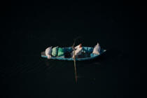 Sur le Nil. © Philip Plisson / Plisson La Trinité / AA30359 - Nos reportages photos - Barque