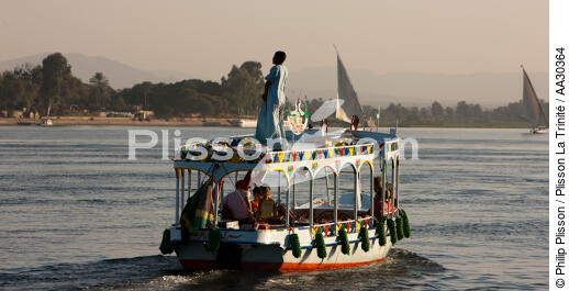 Sur le Nil. - © Philip Plisson / Plisson La Trinité / AA30364 - Nos reportages photos - Fleuve [Egypte]