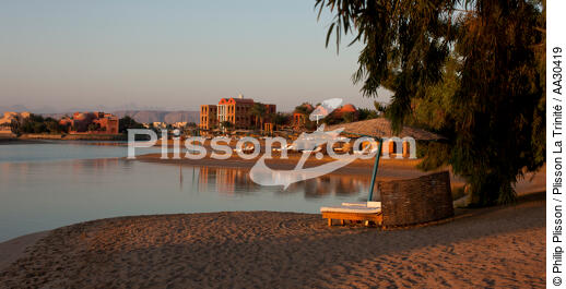 El Gouna en Egypte sur la mer Rouge - © Philip Plisson / Plisson La Trinité / AA30419 - Nos reportages photos - L'Egypte vue du ciel