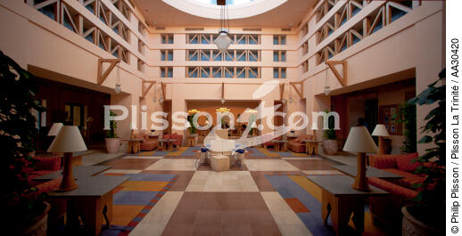 Hotel in El Gouna in Egypt. - © Philip Plisson / Plisson La Trinité / AA30420 - Photo Galleries - El Gouna
