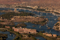 Assouan sur le Nil. © Philip Plisson / Plisson La Trinité / AA30430 - Nos reportages photos - Fleuve