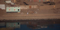Sur les rives du Nil. © Philip Plisson / Plisson La Trinité / AA30437 - Nos reportages photos - Fleuve [Egypte]