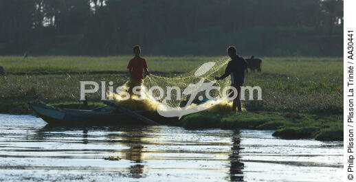 On the banks of the Nile. - © Philip Plisson / Plisson La Trinité / AA30441 - Photo Galleries - People