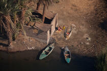 Sur les rives du Nil. © Philip Plisson / Pêcheur d’Images / AA30442 - Nos reportages photos - Fleuve [Egypte]