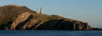 Le phare du Cap Béar à Port-Vendres © Philip Plisson / Pêcheur d’Images / AA30582 - Nos reportages photos - De Cerbère à Adge