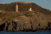 Cap Béar lighthouse in Port-Vendres © Philip Plisson / Plisson La Trinité / AA30583 - Photo Galleries - French Lighthouses